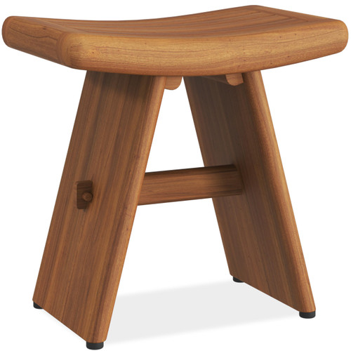 18" Asia-Bjon Torii Slatted Teak Shower Bench