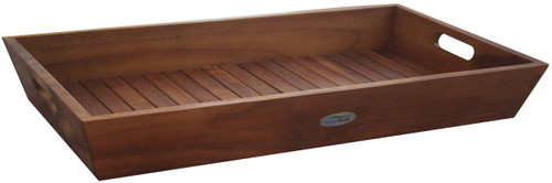 The Original Moa Medium Solid Teak Amenities Serving Tray