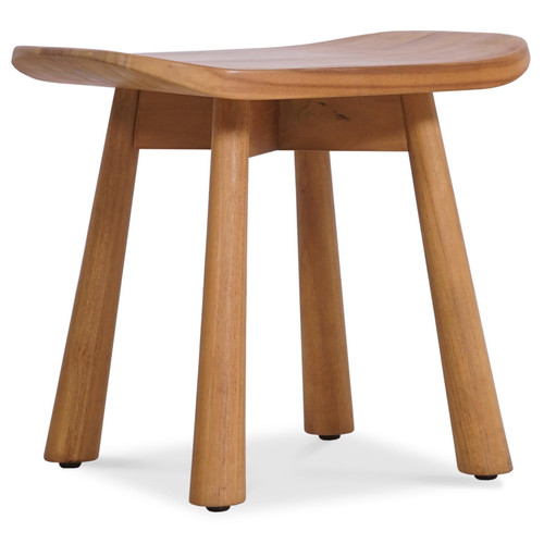 17" Lilypad Teak Shower Bench