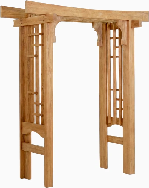 Solid Teak Wood Garden Arbor