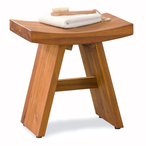 teak shower bench
