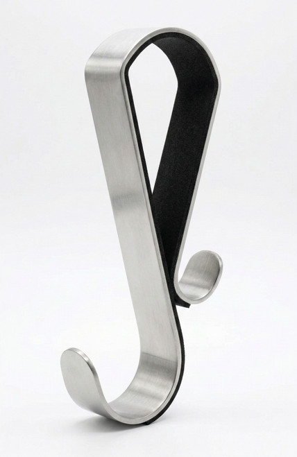 Set of Two Moa Stainless Steel Hooks