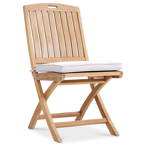 Infinity Outdoor Teak Folding Dining Side Chair
