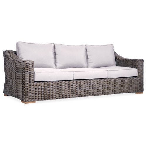 Majesty Wicker Three-Seat Sofa