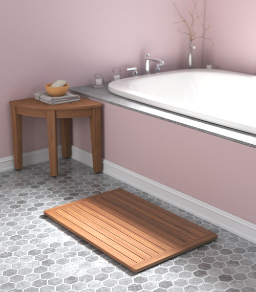Grate™ Floor Mat — Kitchen & Bathroom Teak Furniture