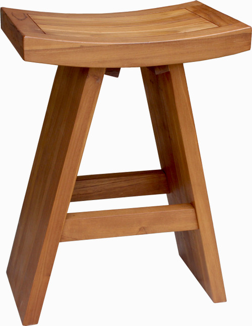 The Original 24" Tall Asia Teak Bar Stool