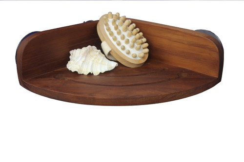 The Original Kai Corner Teak Shower Shelf