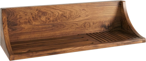 The Original Moa Straight Teak Shower Shelf