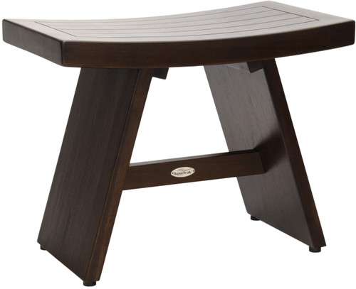 24" Asia Mocha Teak Shower Bench