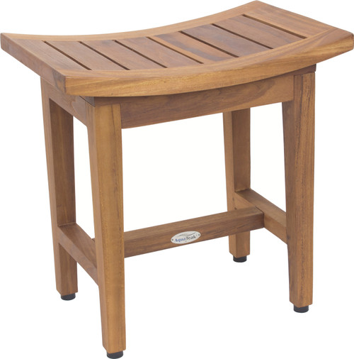 Patented 18" Maluku™ Lotus Teak Shower Bench