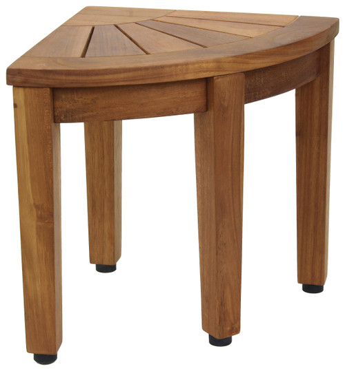 12" Kai OptiAREA Corner Teak Shaving & Washing Foot Rest