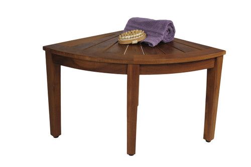 The Original Kai 22" Corner Teak Shower Bench