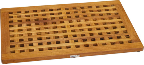 The Original Luxury Yacht Deck Inspired Teak Bath and Shower Mat