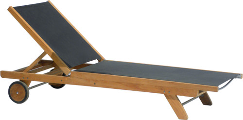 Sol™ Flat Teak & Sling Lounger CLEARANCE SALE