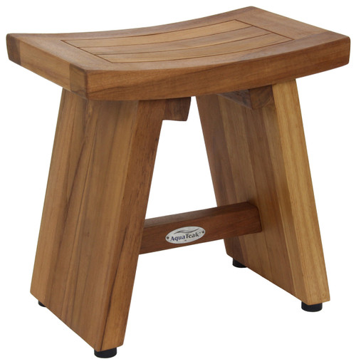 13" Asia Teak Shaving & Washing Foot Rest