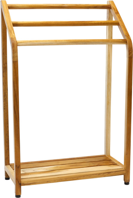 Sula Clear-Shield Versatile Teak Towel Rack