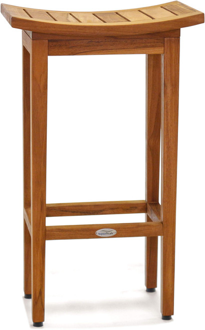 The Original 30" Tall Maluku Teak Bar Stool