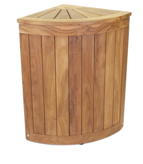 Kai Corner Teak Laundry & Storage Hamper