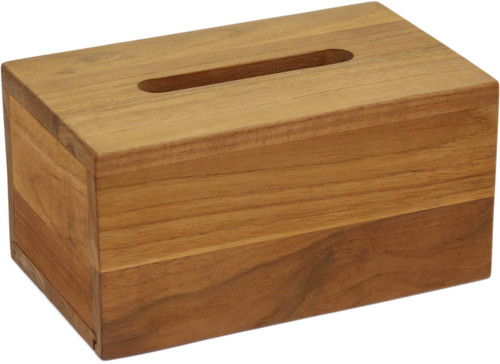 Manada™ Rectangular Teak Tissue Box