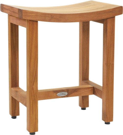 AquaTeak 18" Sumba™ Teak Shower Bench with Elevated Height