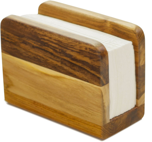 Manada Shield Teak Napkin Holder