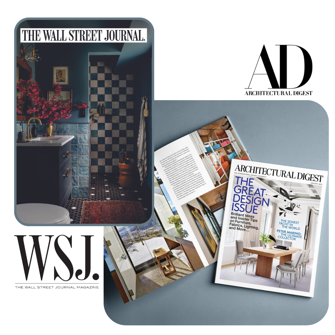 Featured in Architectural Digest & The Wall Street Journal.