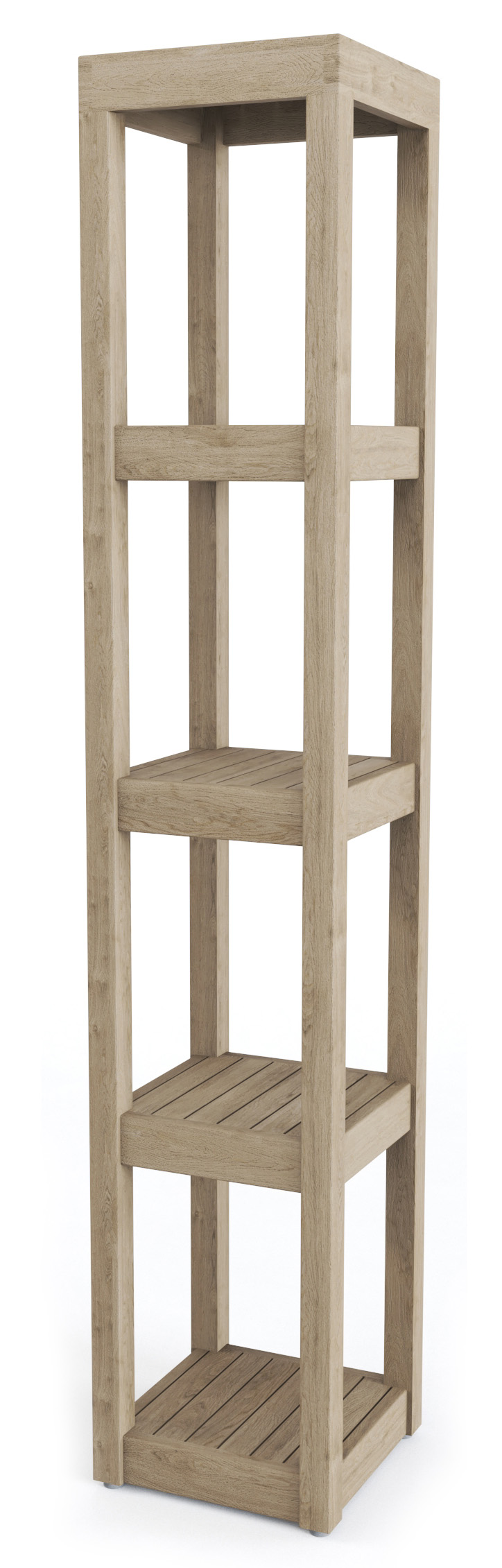 Teak Wood Shelving Unit Functional Storage Anywhere! AquaTeak