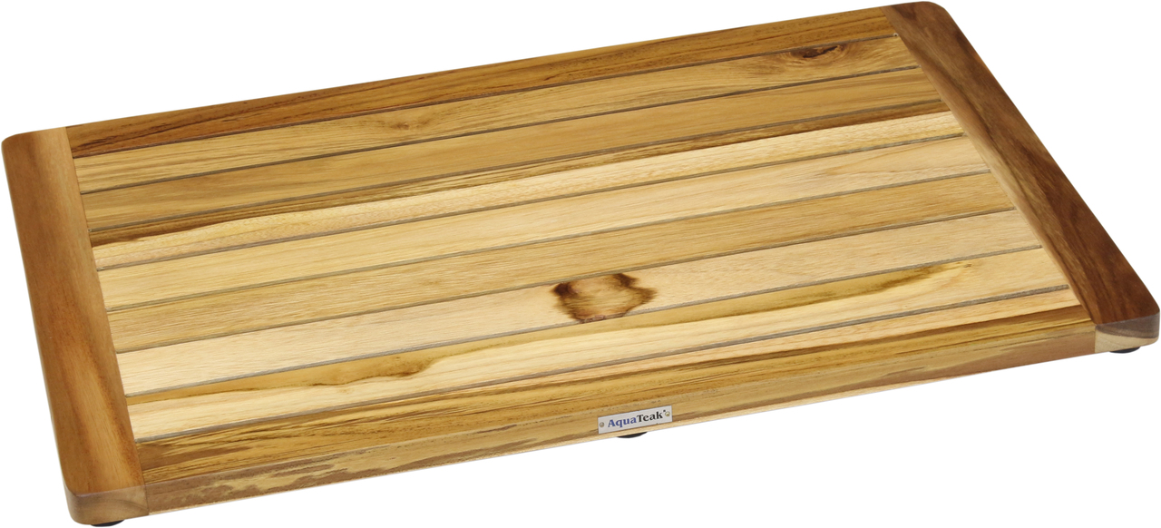 AquaTeak The Original Grate Teak Bath Shower Mat