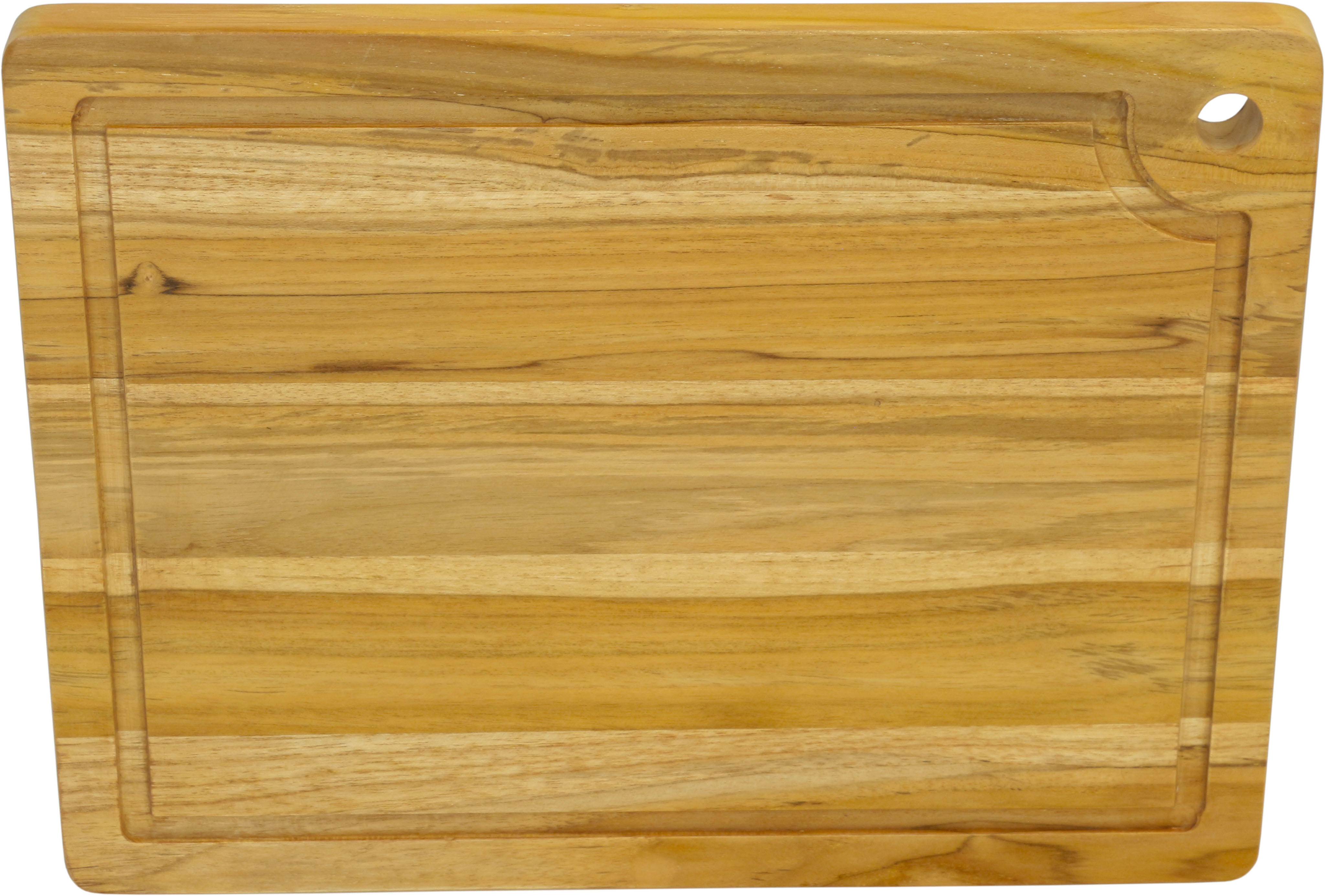 Aqua Teak Manada Teak Wood Cutting Board Brown 12 W x 16 L