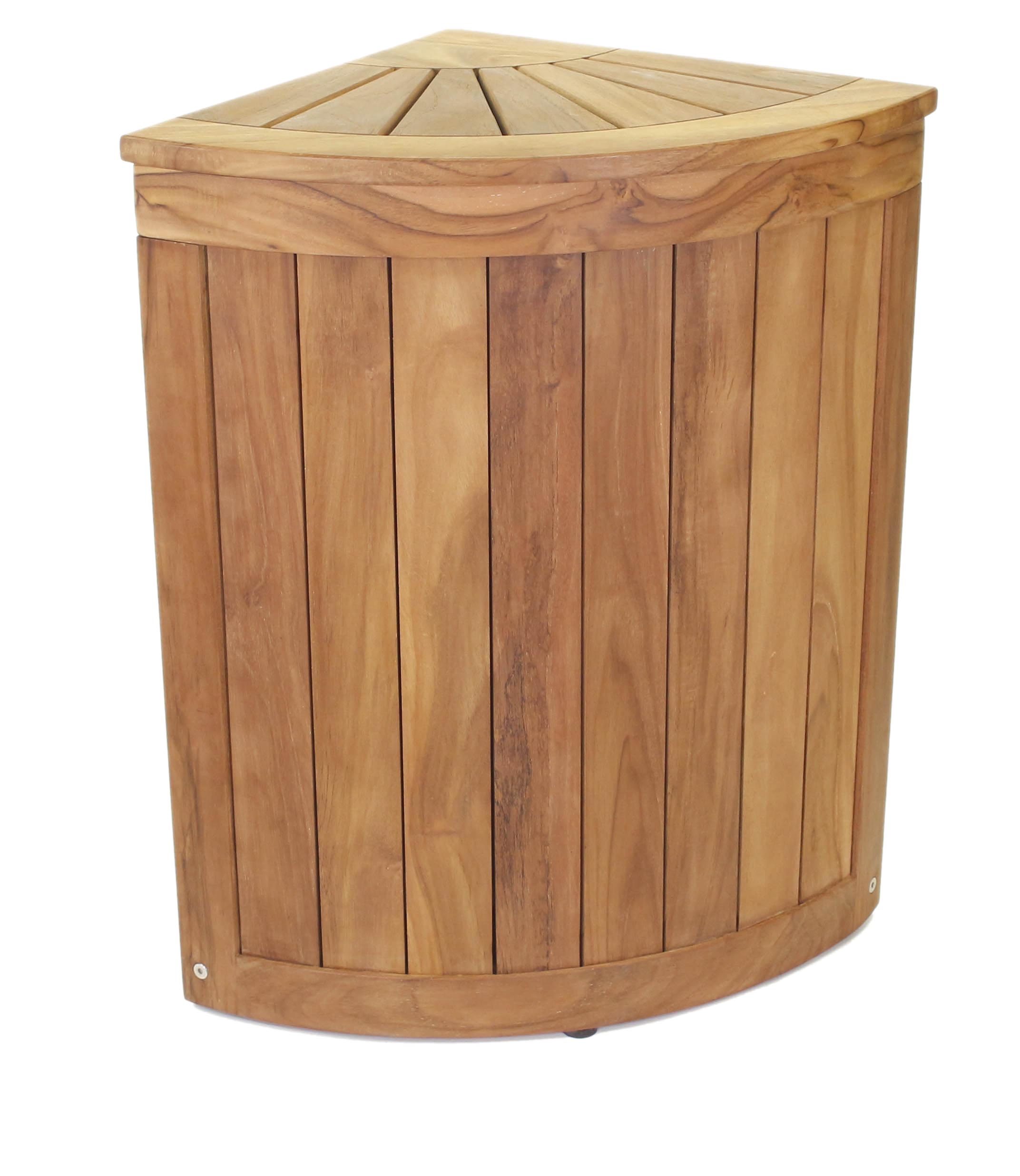 Kai™ Corner Teak Laundry & Storage Hamper