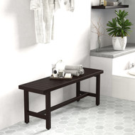 48" Spa-Lotus™ Grand Estate Mocha-Shield Teak Shower Bench