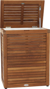 The Nila™ Large Rectangular OptiAREA™ Teak Storage Hamper.