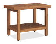 24" Wide Spa™ Teak Side Table with Shelf