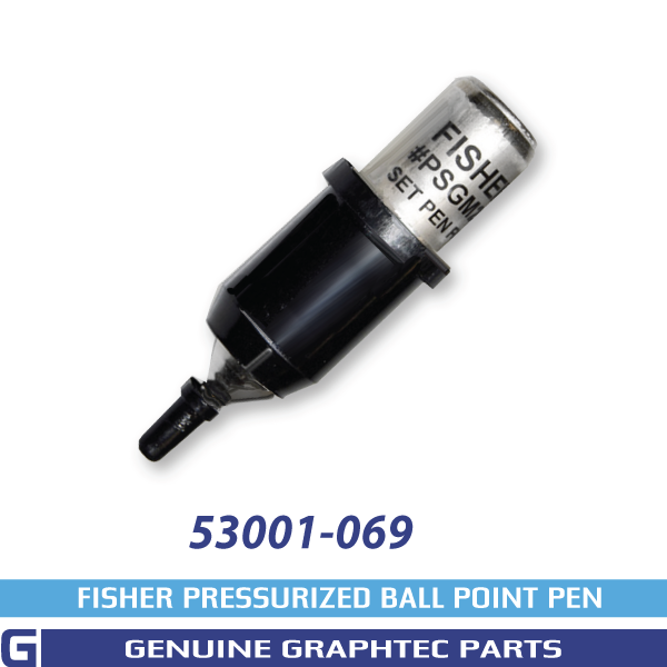 Graphtec Fisher Pressurized Ball Point Pen - Black (53001-069)