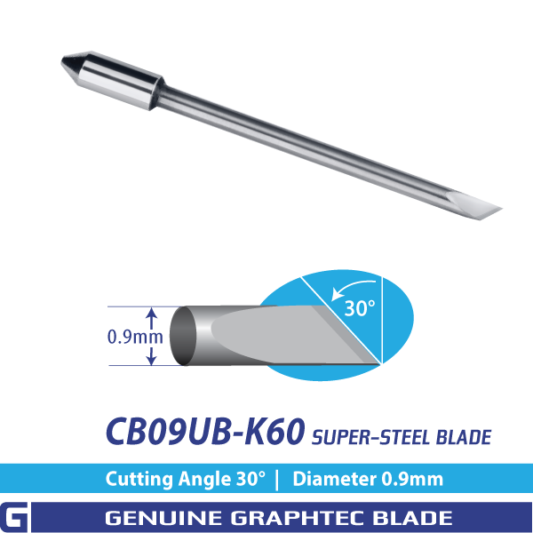 CB09UB-K60 Super-Steel Blade 30°/  0.9mm for FC, FCX, CE Series