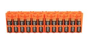 Storacell Bulk 24 AA Caddy Orange. Storacell Bulk 24 AA Caddy Orange.