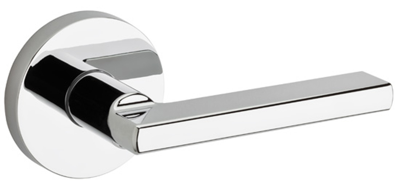 Polished Chrome - Round Halifax Lever by Weiser