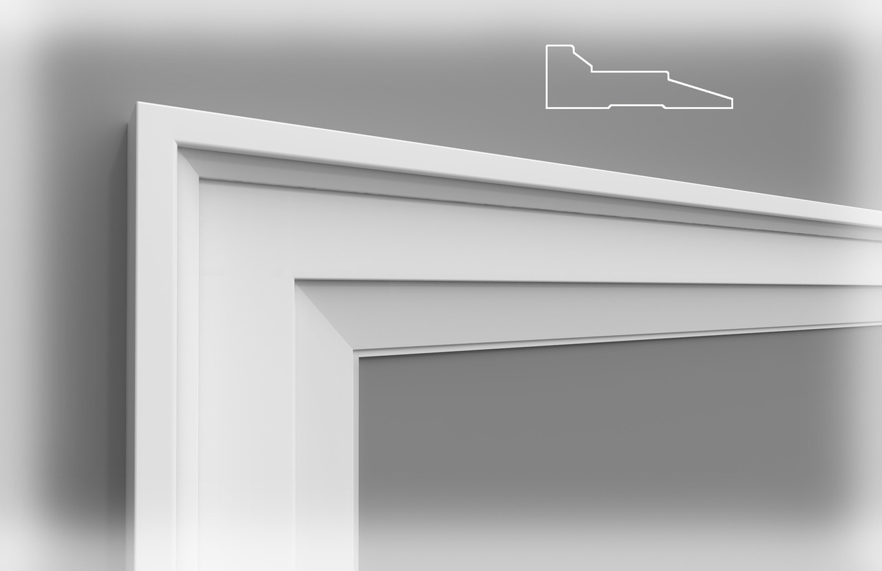3 1/4" Bevel Step Backband Casing Trim Depot