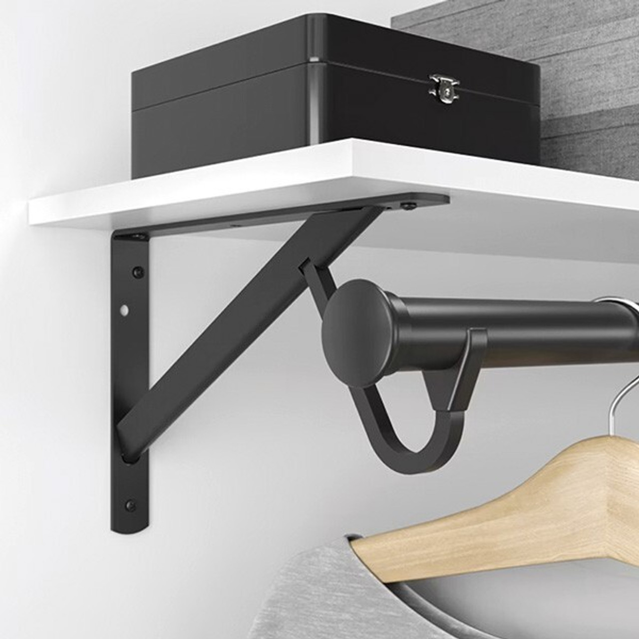 Closet Shelving Hardware & Brackets