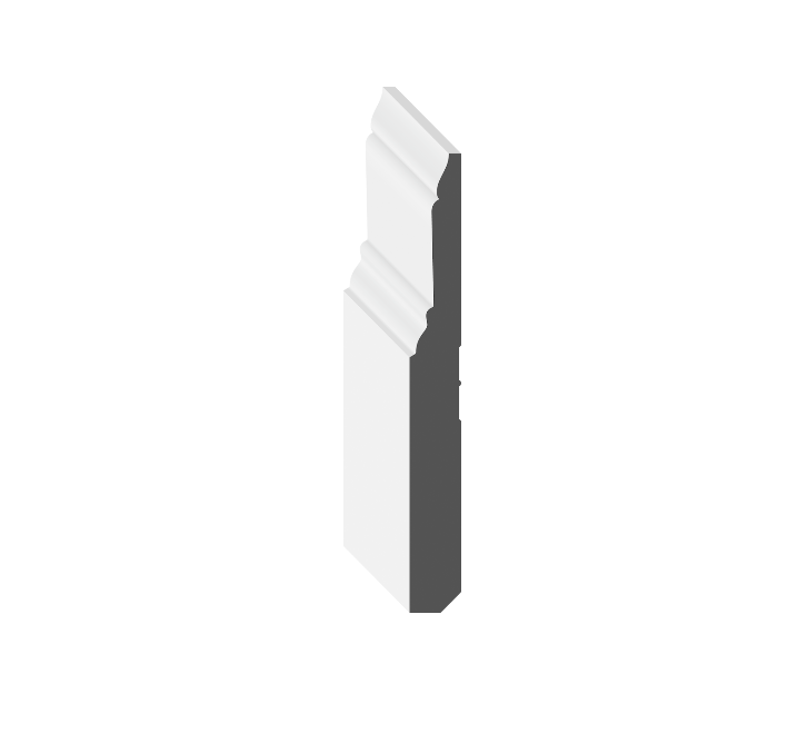 Bevel Step Baseboard 5 1/2