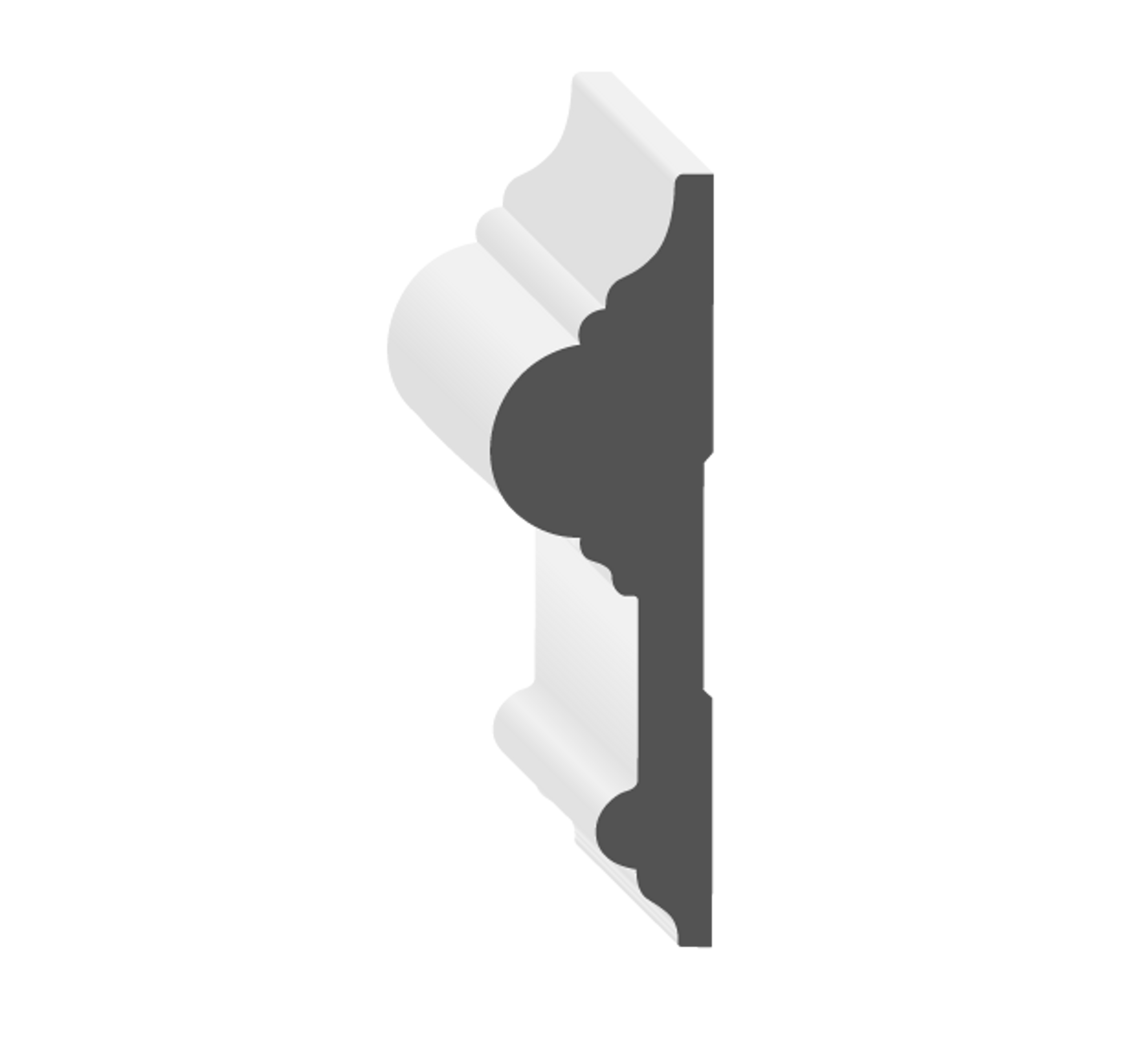 Large Colonial Chair Rail Trim Depot