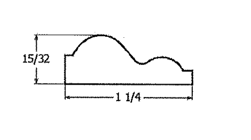 Small Colonial Panel Mould