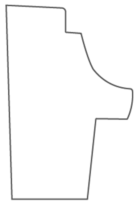 Standard Backband 1 1/2" x 7/8"