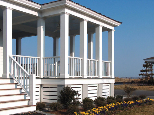 6" x 6" x 10' PVC Plain Column 6" x 6" x 10' PVC Plain Column