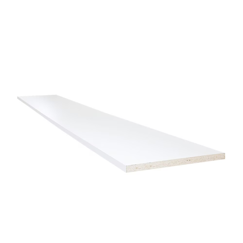 White Melamine Pre-finished Shelving 16-inch x 5/8-inch x 8-foot (96")