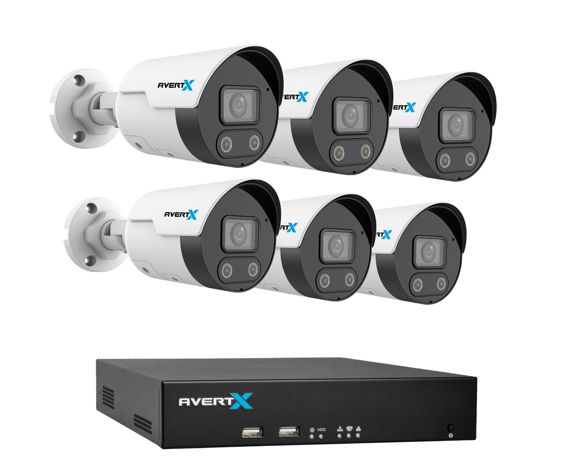 8 Channel 4K NVR Security Camera System with 4TB HDD and 6 4K