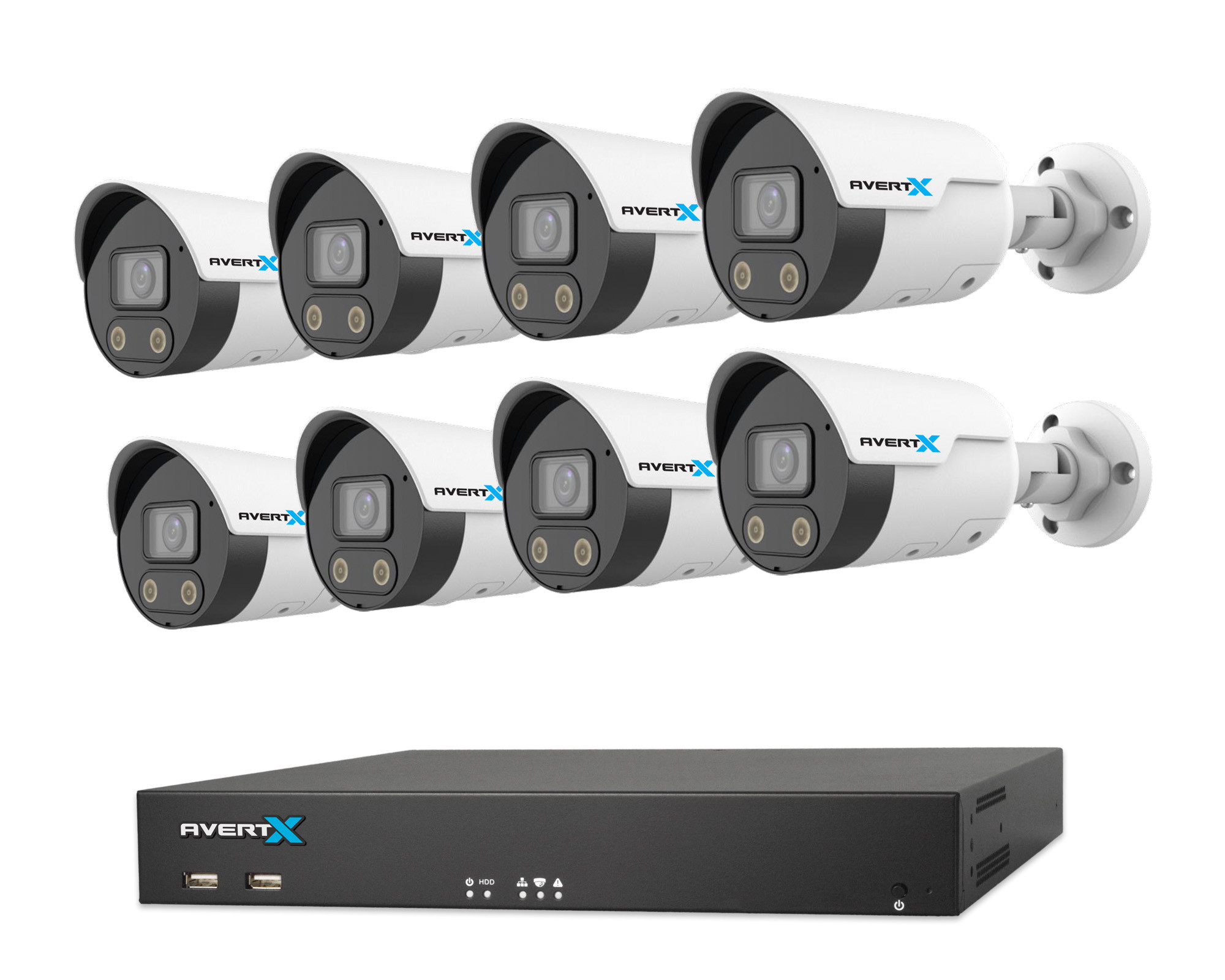 16 Channel 4K NVR Security Camera System with 8TB HDD and 8 4K