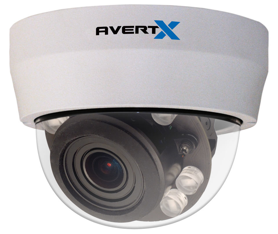 HD810 4MP Autofocus Night Vision Indoor/Outdoor IP Dome Camera AvertX