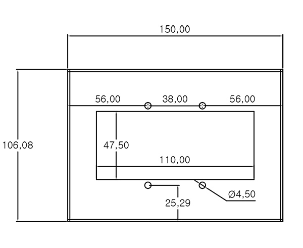 AC-820JB Dimensions