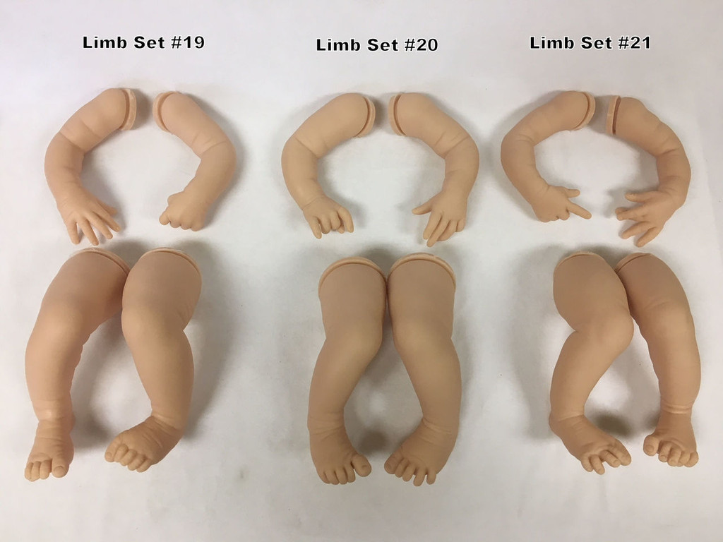 Lainey Reborn Vinyl Doll Head by Adrie Stoete Mix & Match